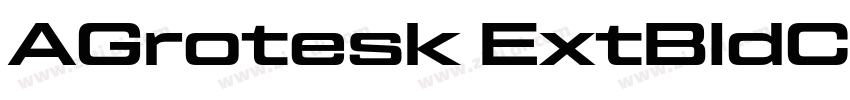 AGrotesk ExtBldCnd字体转换